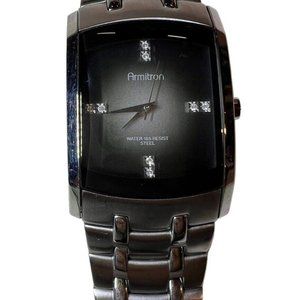 Mens Armitron Quartz Y121E/3 Stainless Steel Watch, 20/4507DS New Battery